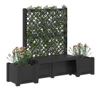 vidaXL Panchina da Giardino Kopenhagen Antracite 173 x 49 x 135,5 cm,