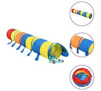 vidaXL Tunnel Gioco Bambini 250 Palline Multicolore 245 cm Poliestere