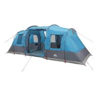 vidaXL Tenda da Campeggio a Tunnel per 4 Persone Impermeabile Blu