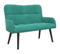 vidaXL Tuquesa divano a due posti 115 x 61 x 87 cm velluto, divano in velluto elegante, loveseat moderno, poltrona compatta per piccoli spazi, seduta comoda