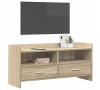 vidaXL TV-kast 100 x 33 x 47 cm Sonoma Eiken Bewerkt hout