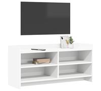 vidaXL TV-kast 100 x 33 x 47 cm Wit Bewerkt hout
