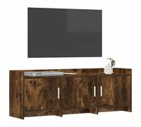 vidaXL TV-kast 130 x 33 x 47 cm Gerookt eiken Bewerkt hout