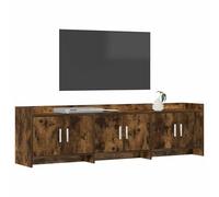 vidaXL TV-kast 168 x 33 x 47 cm Gerookt eiken Bewerkt hout