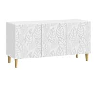 vidaXL TV-kast 99 x 34,5 x 50 cm Wit Bewerkt hout