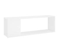 vidaXL Mobile Porta TV Bianco 100x24x32 cm in Legno Multistrato