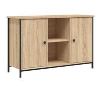 vidaXL Mobile Porta TV Rovere Sonoma 100x35x65 cm in Legno Multistrato, Supporto TV, Supporto per unità multimediali, Mobile con Luce LED