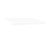 vidaXL Tenda Retrattile Bianco 450 × 350 cm Poliestere e Acciaio, Giardino e terrazza, tenda retrattile colorata,ombra regolabile, riparo outdoor, resistente alle intemperie