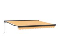 vidaXL Tenda retrattile Sabbia 400 × 300 cm Tessuto e Metallo, Awnings Giardino e Terrazza, Rettangolari, Moderni, Regolabili per Protezione Solare, Ombra Esterna