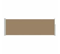 vidaXL Tenda laterale retrattile Tortora 300 x 100 cm Poliestere, Tenda da sole regolabile, awning moderno per esterni, rifugio giardino, schermatura flessibile per la tua terrazza