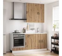 vidaXL Unità Cucina KALMAR 5 pz Rovere Artigianale