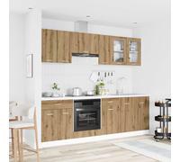 vidaXL Unità Cucina Lyon 8 pz Legno ingegnerizzato