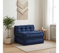 vidaXL Unità di Divano Modulare Tessuto Indaco 70 x 70 x 56 cm
