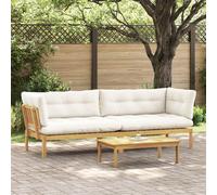 vidaXL Unità di divano pallet da giardino 2 Pezzo