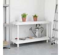 vidaXL Plankenunit 2-laags 100 x 40 x 55,5 cm PP Wit