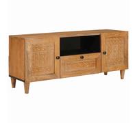 vidaXL Unità TV Marrone Chiaro 105 x 33 x 46 cm Legno multistrato