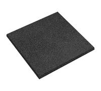 vidaXL Piastrelle per Protezione dalle Cadute 18 pcs Nero 50 x 50 cm, Pavimenti moderni per esterni, mattonelle sicure per l'autunno, pavimento ecologico, tappetini di gomma resistenti