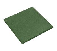 vidaXL 6 piastrelle di protezione dalle cadute, 50 x 50 cm, in gomma, moderni rivestimenti per pavimenti per esterni, resistenti alle cadute, aree di gioco ecologiche