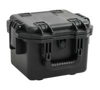 vidaXL Valigetta da Volo Portatile Nera 30x24,5x20 cm in PP