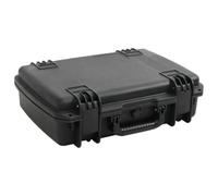 vidaXL Valigetta da Volo Portatile Nera 50,5x37x14,5 cm in PP