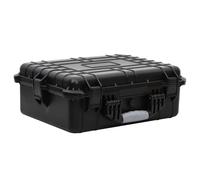 vidaXL Valigetta da Volo Portatile Nera 52x40x19 cm in PP