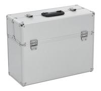 VIDAXL - Valigetta Per Attrezzi 47x36x20 Cm Argento In Alluminio