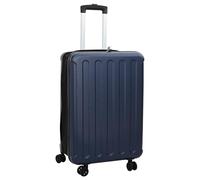 vidaXL Valigia blu scuro moderna resistente all'acqua Rigida grande capacità 43 x 27 x 66 cm Perfetta per viaggi lunghi e chiusura sicura Valigia da viaggio resistente leggera compatta