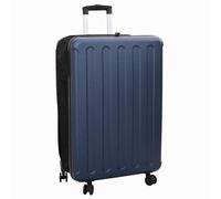 vidaXL Valigia con blocco Blu scuro 50 x 30 x 76 cm Plastica ABS, Valigia moderna rettangolare, borsa portatile, pratica per viaggiare, soluzione di stile per il tuo trasporto