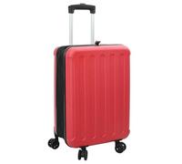 vidaXL Valigia Pieghevole Rigida 20" Rossa 34x23x55.5 cm ABS