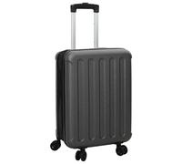 vidaXL Valigia Pieghevole Guscio Rigido 20'' Grigio Scuro 34x23x55.5 cm ABS