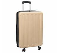 vidaXL Valigia Pieghevole Hard Shell 24" Champagne 43x27x66 cm ABS
