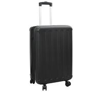 vidaXL Valigia Pieghevole Morbida 20'' Nera 34x23x55.5 cm ABS