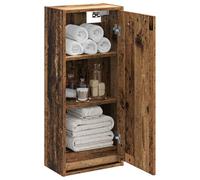 vidaXL Vanity Lavabo montato a parete in legno anticato,
