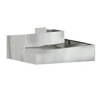 vidaXL Vasi e Fioriere Galvanizzato Metallo Galvanizzato Media a Grande