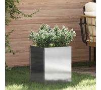 vidaXL Vaso da giardino Acciaio inossidabile 32 x 32 x 40 cm