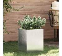 vidaXL Vaso da giardino Acciaio zincato 32 x 32 x 40 cm