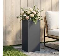 vidaXL Vaso da giardino Antracite 20 x 20 x 50 cm