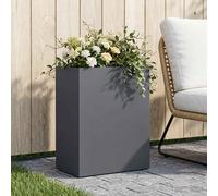 vidaXL Vaso da giardino Antracite 40 x 20 x 40 cm