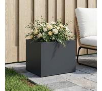 vidaXL Vaso da giardino Antracite 40 x 30 x 30 cm