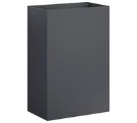 vidaXL Vaso da giardino Antracite 50 x 30 x 75 cm