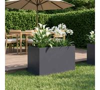 vidaXL Vaso da giardino Antracite 50 x 40 x 40 cm