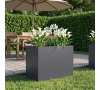 vidaXL Vaso da giardino Antracite 50 x 40 x 50 cm