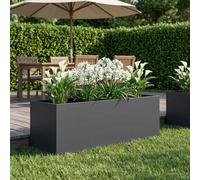 vidaXL Vaso da giardino Antracite 80 x 30 x 30 cm