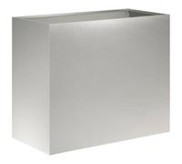 vidaXL Vaso da giardino Argento 60 x 30 x 40 cm Acciaio Inox