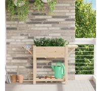 vidaXL Vaso da giardino Beige 111 x 37 x 76,5 cm