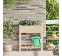 vidaXL Vaso da giardino Beige 71 x 37 x 76,5 cm