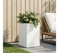 vidaXL Vaso da giardino Bianco 30 x 30 x 40 cm