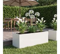 vidaXL Vaso da giardino Bianco 40 x 20 x 20 cm