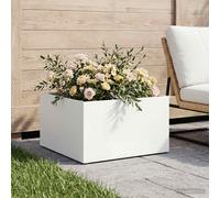 vidaXL Vaso da giardino Bianco 40 x 40 x 30 cm