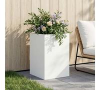 vidaXL Vaso da giardino Bianco 40 x 40 x 60 cm